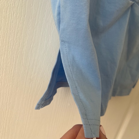 Blue tank with slits - Picture 4 of 5